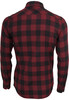 Рубашка URBAN CLASSICS Checked Flanell Shirt Black/Burgundy фото 6