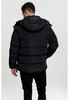 Куртка URBAN CLASSICS Hooded Puffer Jacket Black фото 3