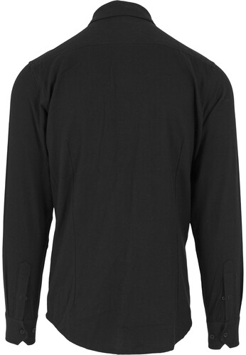 Рубашка URBAN CLASSICS Checked Flanell Shirt Black/Black фото 12