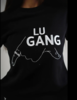 Свитшот LUGANG С лого (женский) Черный фото 3