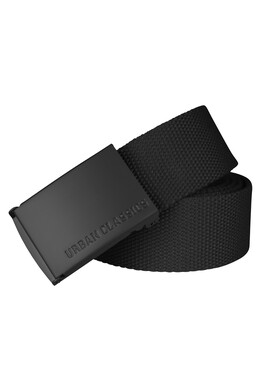 Ремень URBAN CLASSICS Canvas Belts Black/Black фото