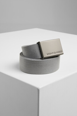 Ремень URBAN CLASSICS Canvas Belts Grey фото