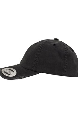 Бейсболка YUPOONG Low Profile Destroyed Cap SS23 Black