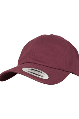Бейсболка YUPOONG Peached Cotton Twill Dad Cap SS23 Maroon