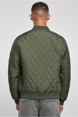 Куртка URBAN CLASSICS Diamond Quilt Nylon Jacket SS23 Olive фото 2