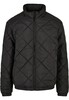 Куртка URBAN CLASSICS Diamond Quilted Short Jacket SS23 Black фото 3
