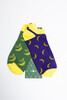Набор носков ЗАПОРОЖЕЦ Банан (2 пары, короткие) Зеленый/Фиолетовый фото 15