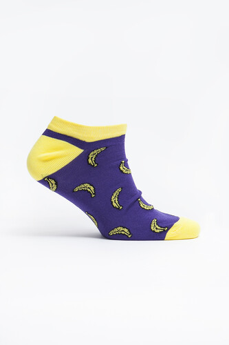 Набор носков ЗАПОРОЖЕЦ Банан (2 пары, короткие) Зеленый/Фиолетовый фото 10