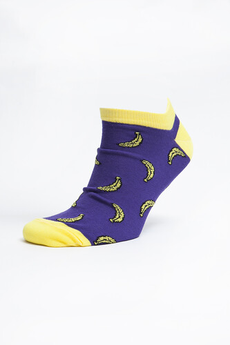 Набор носков ЗАПОРОЖЕЦ Банан (2 пары, короткие) Зеленый/Фиолетовый фото 11