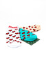 Набор носков ЗАПОРОЖЕЦ Сердечки (3 пары, короткие) Белый/Персиковый/Светло-Зеленый фото 2