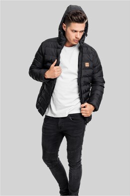 Куртка URBAN CLASSICS Basic Bubble Jacket SS23 Black/Black/Black фото