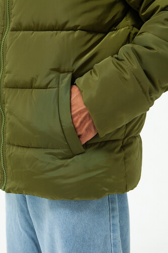 Куртка TRUESPIN Puffy Hooded Jacket FW23 Green фото 18