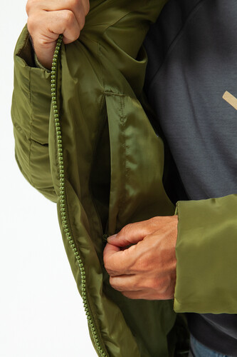 Куртка TRUESPIN Puffy Hooded Jacket FW23 Green фото 21