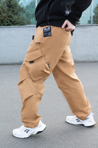 Мужские брюки с карманами MAORI INDUSTRIAL BJ320 Кэмэл фото 5