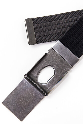Ремень ЗАПОРОЖЕЦ Webbing Belt Лого FW23 Black/Grey фото 8