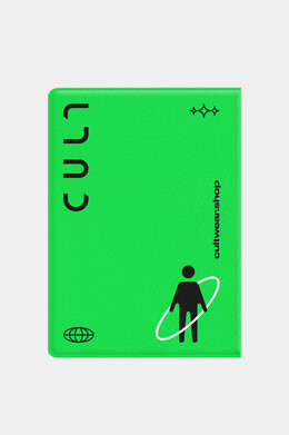 Обложка для паспорта CULT Культура внутри - одежда снаружи CULT263 Зеленый фото 2