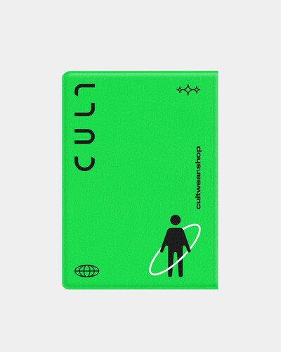 Обложка для паспорта CULT Культура внутри - одежда снаружи CULT263 Зеленый фото 4