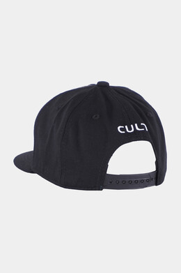 Бейсболка CULT Logo transparent 5 Panel (прямой козырек) CULT157/1 Черный фото 2