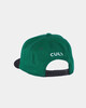Бейсболка CULT Name 6 Panel вышивка (прямой козырек) CULT156/3 Зеленый/Черный фото 2