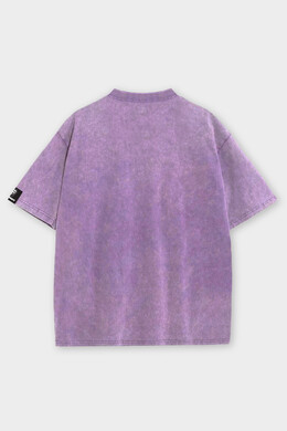 Футболка SHMOT "Blank" Garment Dye фиолетовый фото 2