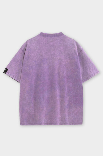 Футболка SHMOT "Blank" Garment Dye фиолетовый фото 4