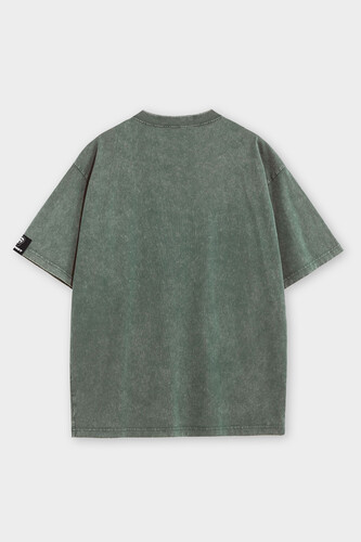Футболка SHMOT "Blank" Garment Dye зеленый фото 4