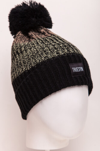 Шапка TRUESPIN Triple Beige/Olive/Black фото 5