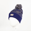 Шапка с помпоном ЗАПОРОЖЕЦ Узор Blue фото