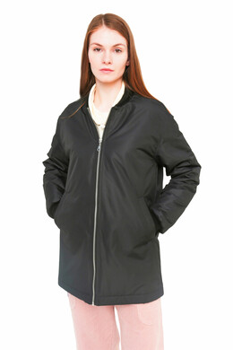 Куртка-Бомбер TRUESPIN удлиненный Черный фото