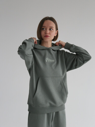 Худи РОДИНА Оверсайз (женское) Gastore Gray фото 4