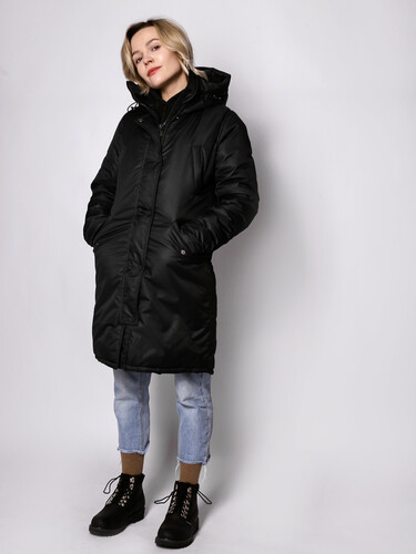 Куртка РОДИНА Парка (женская) Черный фото 6