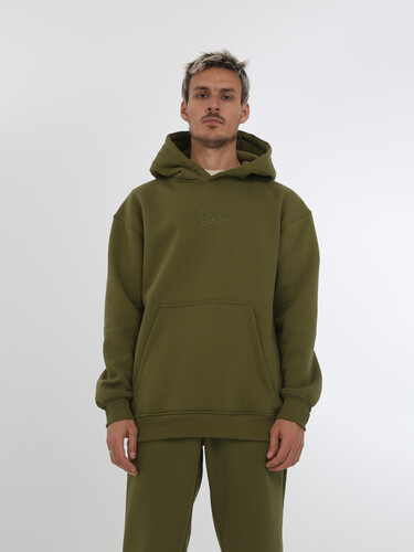 Худи с начесом РОДИНА Оверсайз (мужское) Olive Branch фото 5