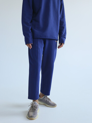 Брюки РОДИНА Loose new logo (мужские) Нэви фото 5