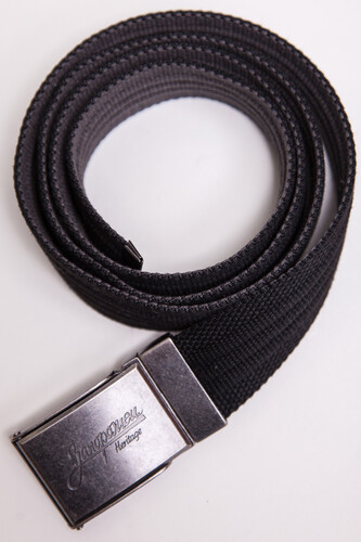 Ремень ЗАПОРОЖЕЦ Webbing Belt Лого Black/Grey фото 4