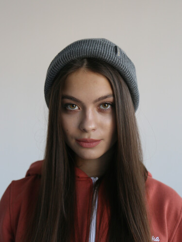 Шапка РОДИНА Fat Beanie Серый фото 8