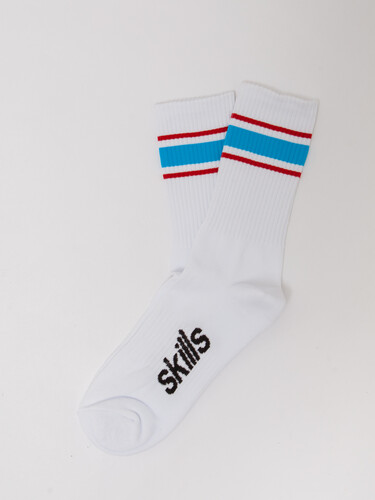 Носки махровые SKILLS Lines White/Blue фото 6