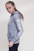 Толстовка CROOKS & CASTLES Sliced Logo Hooded Pullover женская Heather Grey фото