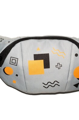 Сумка поясная ENKLEPP Tarta Waist Bag Geometry Gray фото