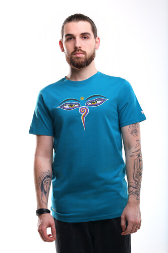 Футболка SWAMI Buddha Eye Teal фото 5