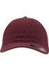 Бейсболка FLEXFIT Flexfit Garment Washed Cotton Dad Hat Maroon фото 2