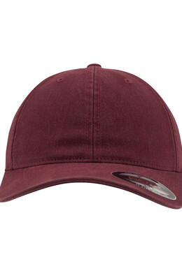 Бейсболка FLEXFIT Flexfit Garment Washed Cotton Dad Hat Maroon фото