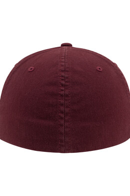 Бейсболка FLEXFIT Flexfit Garment Washed Cotton Dad Hat Maroon фото 2