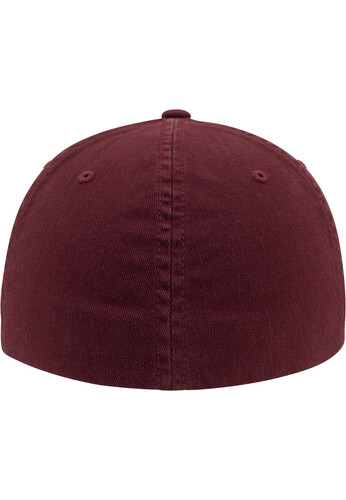 Бейсболка FLEXFIT Flexfit Garment Washed Cotton Dad Hat Maroon фото 7