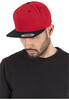 Бейсболка YUPOONG Classic Snapback 2-Tone Red/Blk фото