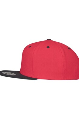 Бейсболка YUPOONG Classic Snapback 2-Tone Red/Blk фото