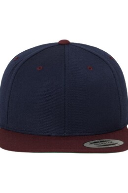 Бейсболка YUPOONG Classic Snapback 2-Tone Nvy/Maroon фото 2