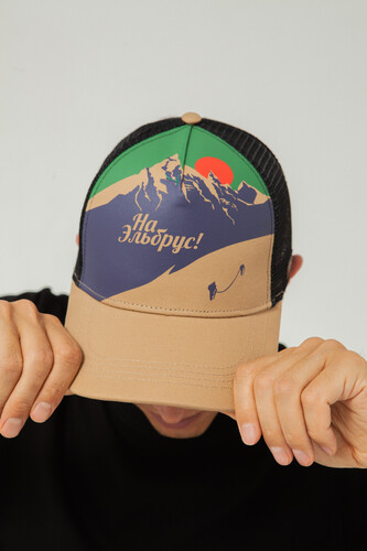 Бейсболка ЗАПОРОЖЕЦ Na Elbrus Trucker Beige фото 9