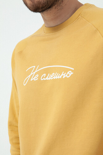 Свитшот ЗАПОРОЖЕЦ Ne Smeshno H.Yellow фото 7