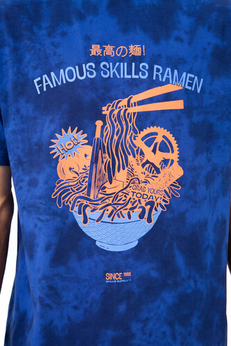 Футболка SKILLS Ramen Tie-Die Navy фото 6