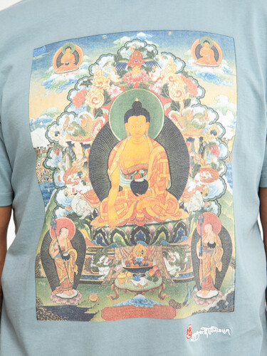 Футболка SWAMI Buddha Sakyamuni Calm Blue фото 6